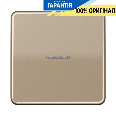 Клавіша 1-а з підсвічуванням Jung CD590KO5GB бронза