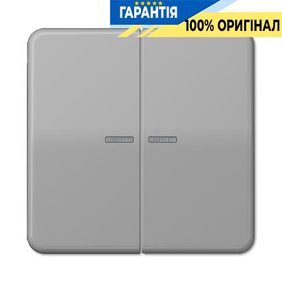 Клавиша 2-я с подсветкой Jung CD595KO5GR серый