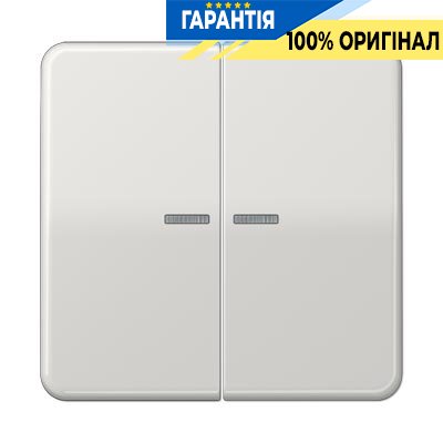 Клавиша 2-я с подсветкой Jung CD595KO5LG светло-серый