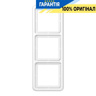 Рамка 3-а Jung CD583WW білий