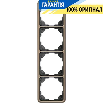 Рамка 4-а Jung CD584GB бронза