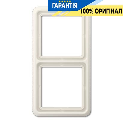 Рамка 2-я Jung CD582W слоновая кость