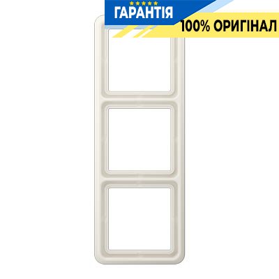 Рамка 3-я Jung CD583W слоновая кость
