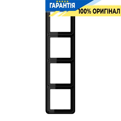Рамка 4-я Jung CD584SW черный