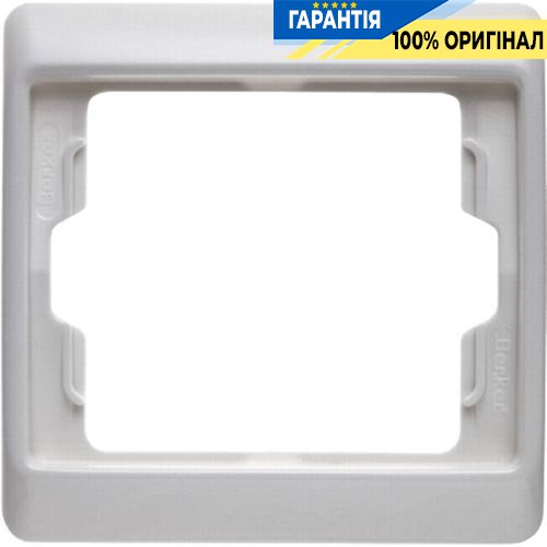 Рамка 1-а, полярно-белая, ARSYS, Berker 13130069