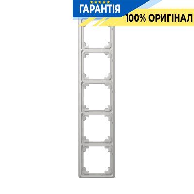 Рамка 5-а Jung CDP585LG світло-сірий