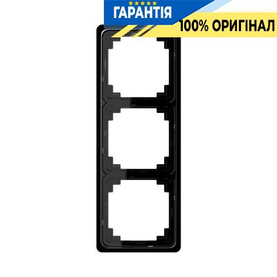 Рамка 3-я Jung CDP583SW черный