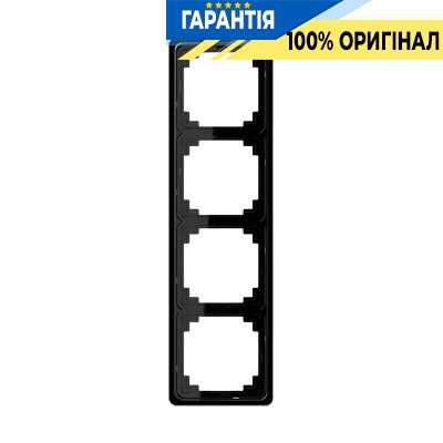Рамка 4-а Jung CDP584SW чорний