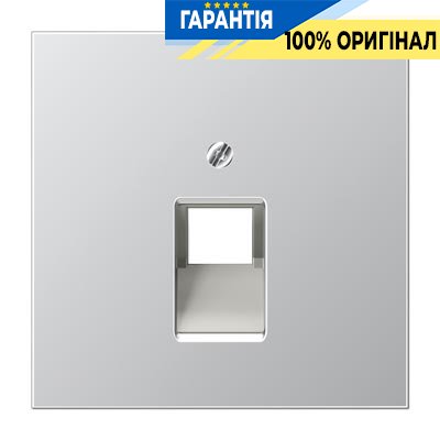 Панель розетки TF/PC 1-я Jung AL2969-1UA Алюминий