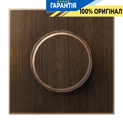 Панель диммера (светорегулятора) поворотного Jung ME1940AT латунь Antik