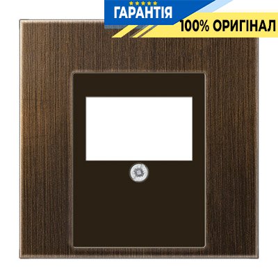 Панель аудиорозетки Jung ME2969TAT латунь Antik