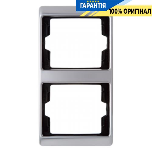 Рамка 2-а, нержавеющая сталь, верт., ARSYS Berker 13240004