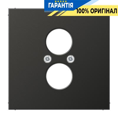 Панель акустичної розетки 2-а Anthracit Jung AL2962-2AN