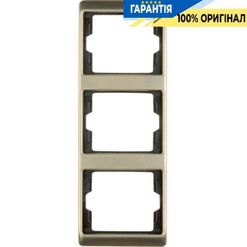 Рамка 3-а, бронза, вертикальная, ARSYS, Berker 13340001