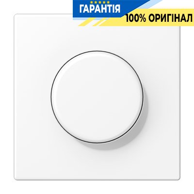 Панель диммера (светорегулятора) поворотного Jung LS1940WWM белоснежный матовый
