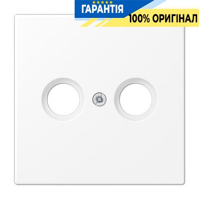 Панель розетки TV+R Jung LS990TVWWM белоснежный матовый