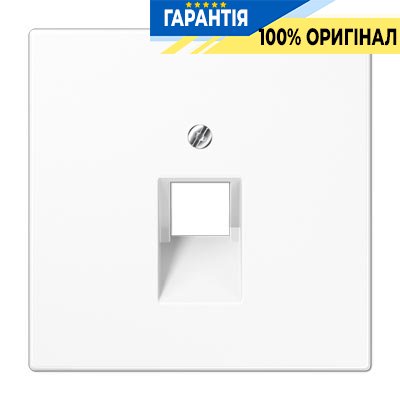 Панель розетки TF/PC 1-я Jung LS969-1UAWW белый