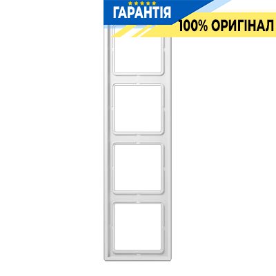 Рамка 4-а Jung LS984WW білий
