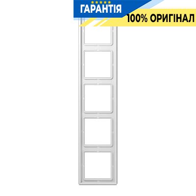 Рамка 5-а Jung LS985WW білий