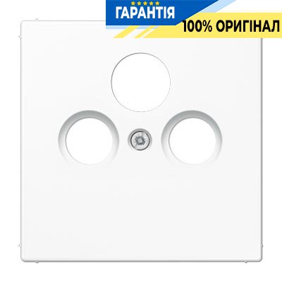 Панель розетки TV+R (SAT) Jung LS990SATWW білий