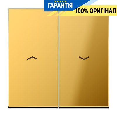 Клавіша 2-а з символами «стрілки» Jung GO2995P імітація золота