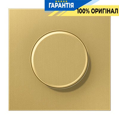 Панель диммера (светорегулятора) поворотного Jung ME1940C латунь Classic
