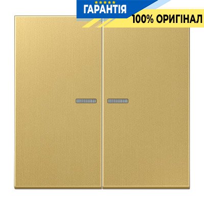 Клавиша 2-я с подсветкой Jung ME2995KO5C латунь Classic