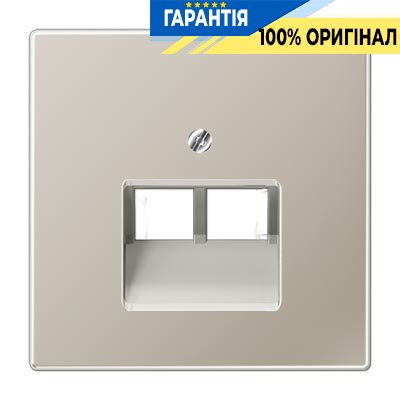 Панель розетки TF/PC 2-а Jung ES2969-2UA Edelstahl