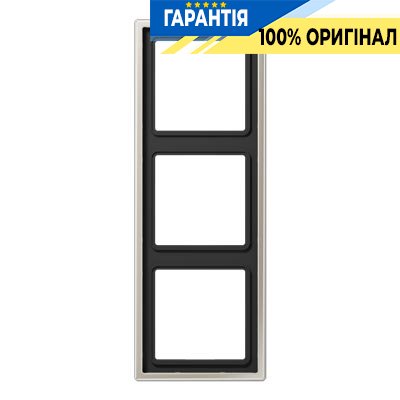 Рамка 3-я Jung ES2983 Edelstahl