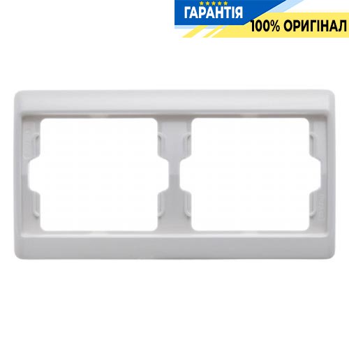 Рамка 2-а, полярно-біла, горизонтальна, Berker ARSYS 13630069
