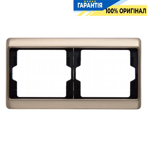 Рамка 2-а, бронза, горизонтальная, ARSYS, Berker 13640001