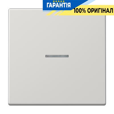 Клавіша 1-а з підсвічуванням Jung LS990KO5LG світло-сірий