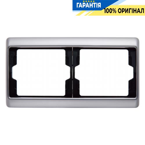 Рамка 2-а, нержавеющая сталь, гор., ARSYS Berker 13640004