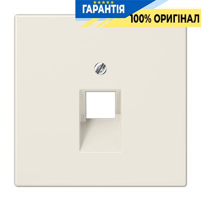 Панель розетки TF/PC 1-я Jung LS969-1UA сл. кость