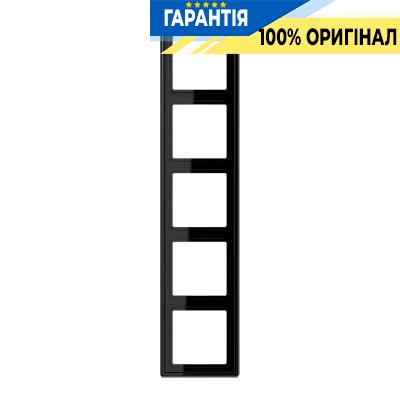 Рамка 5-а Jung LS985SW чорний