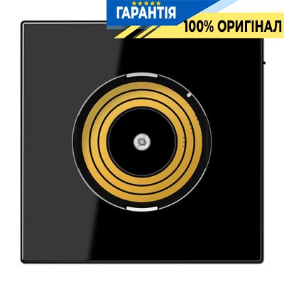 Накладка для блоку живлення PL08U Plug&Light, Jung PLLSDMSSW чорний