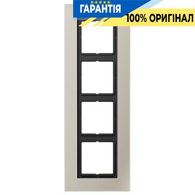 Рамка 4-я Jung LSP984ES Edelstahl