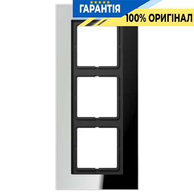 Рамка 3-я Jung LSP983GCR Блестящий хром