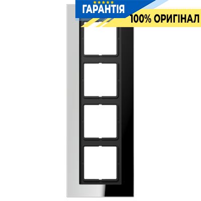 Рамка 4-а Jung LSP984GCR Блискучий хром