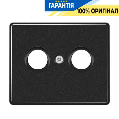 Панель розетки TV+R Jung SL561TVSW черный