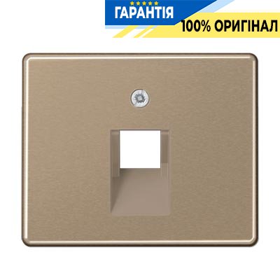 Панель розетки TF/PC 1-я Jung SL569-1UAGB бронза
