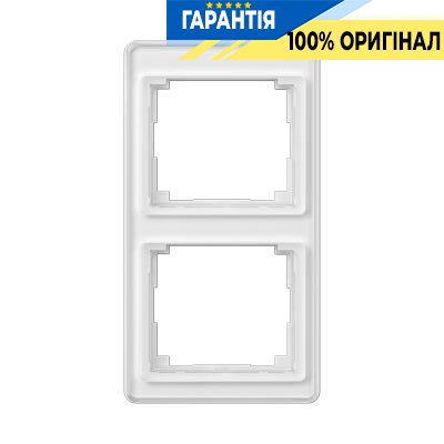 Рамка 2-а вертикальна Jung SL582WW білий