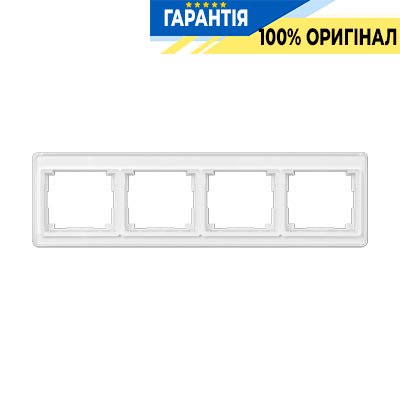 Рамка 4-я Jung SL584WW белый