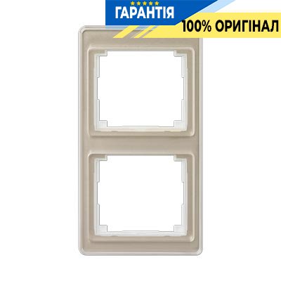 Рамка 2-я вертикальная Jung SL582GB бронза