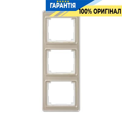 Рамка 3-а вертикальна Jung SL583GB бронза