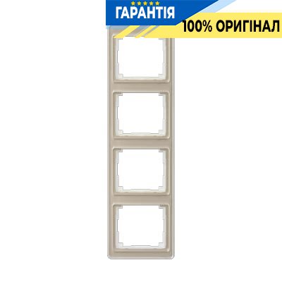 Рамка 4-а вертикальна Jung SL584GB бронза
