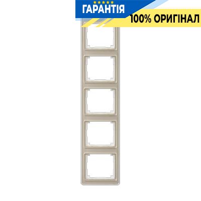 Рамка 5-а вертикальна Jung SL585GB бронза