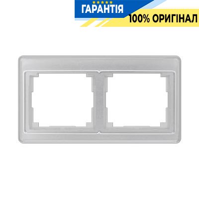 Рамка 2-а Jung SL582SI срібло