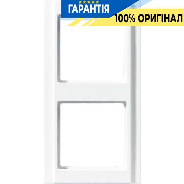 Рамка 2-я Jung A582WW белый