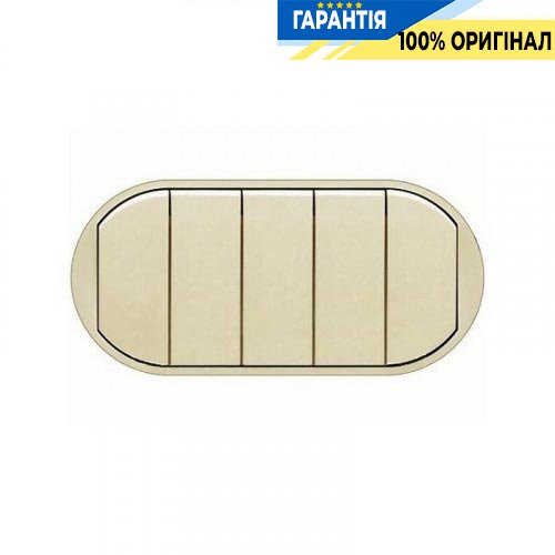 Накладка выключателя «5 клавиш» Legrand Celiane 66203, слоновая кость